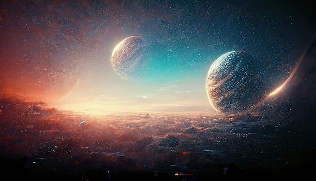 Abstract Background Space Nebula Galaxy Universe C 31554320