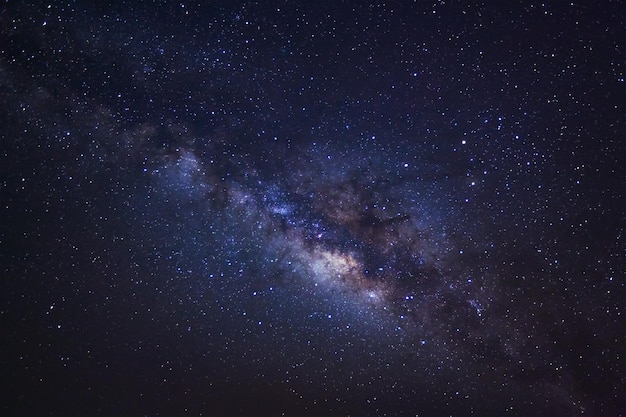 Milky Way Galaxy On A Night Sky Long Exposure Phot 30467584