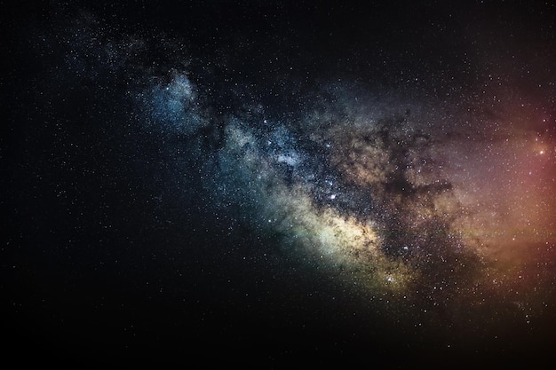 Milky Way Galaxy Panorama With Stars 112255032
